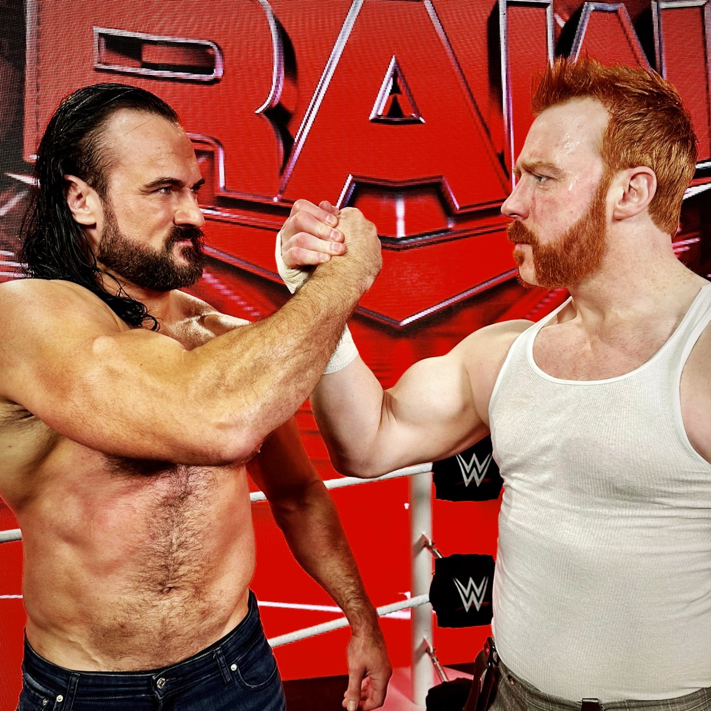 Drew McIntyre y Sheamus en Raw / WWE