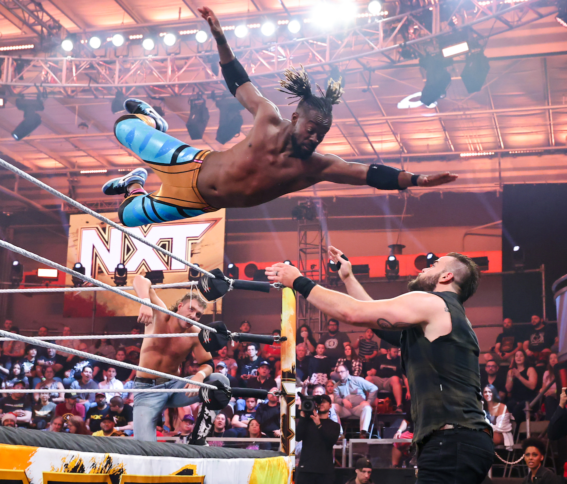 Kofi Kingston en su ultima lucha en NXT
