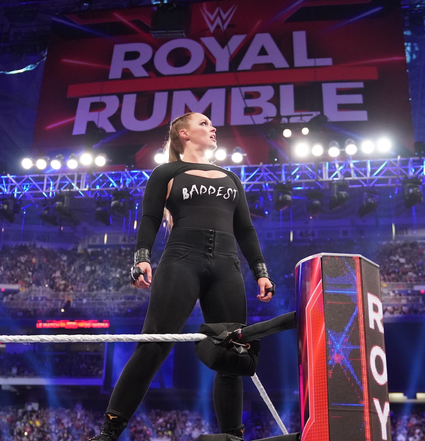 Ronda Rousey ganadora del Royal Rumble 2022