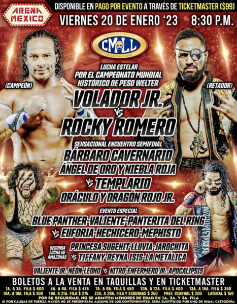 Volador vs Rocky ROmero