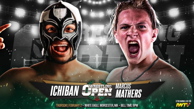 Ichiban vs Marcus Mathers en Wrestling Open