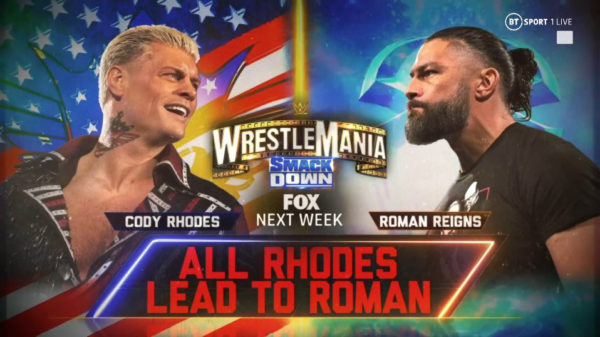 Cody Rhode vs Roman Reigns