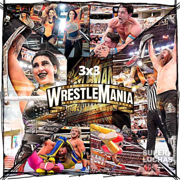 3x3 WWE WrestleMania 39 Noche 1