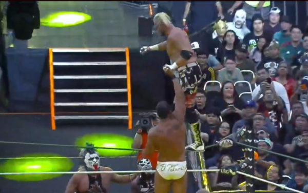 El Patron y Penta vs Psycho y Adonis El Patron y Penta vs Psycho y Adonis