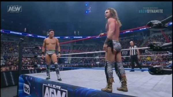 Sammy Guevara y Jungle Boy en AEW Dynamite 19 de abril 2023