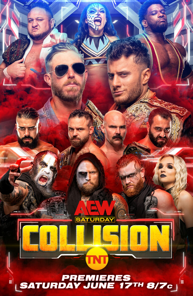 AEW Collision imagen promocional de su estreno AEW