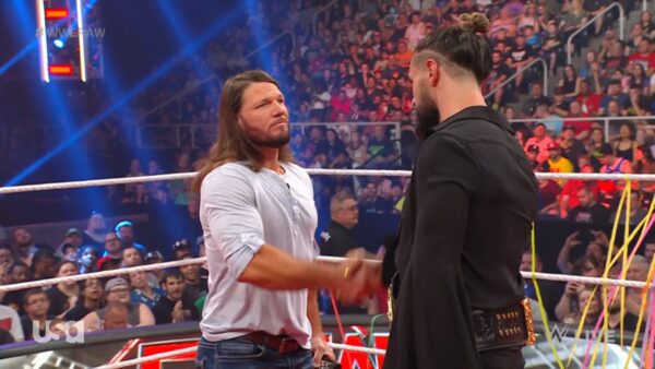 AJ Styles y Seth Rollins en WWE RAW 29 de mayo 2023