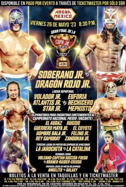 Cartel CMLL 26 mayo