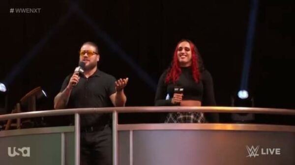 Joe Gacy y Ava Raine en WWE NXT 16 de may 2023
