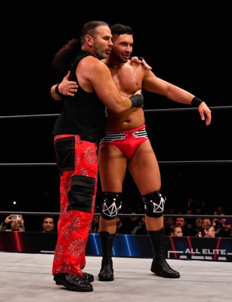 Matt Hardy y Ethan Page en AEW AEW