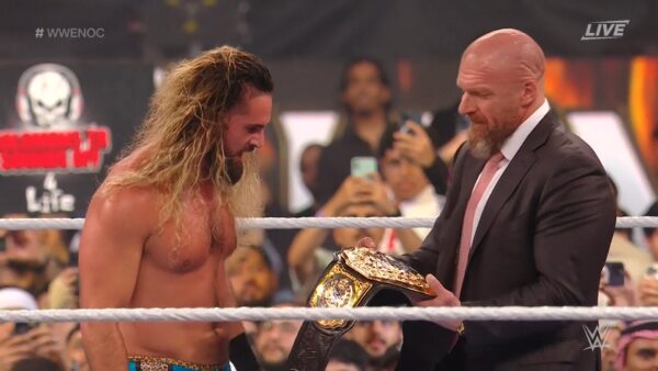 Triple H y Seth Rollins en Night of Champions 2023