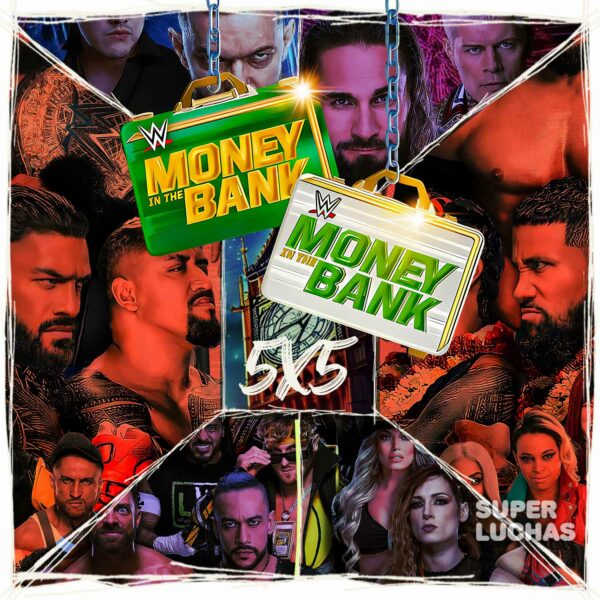 5x5 WWE Money in the Bank 2023