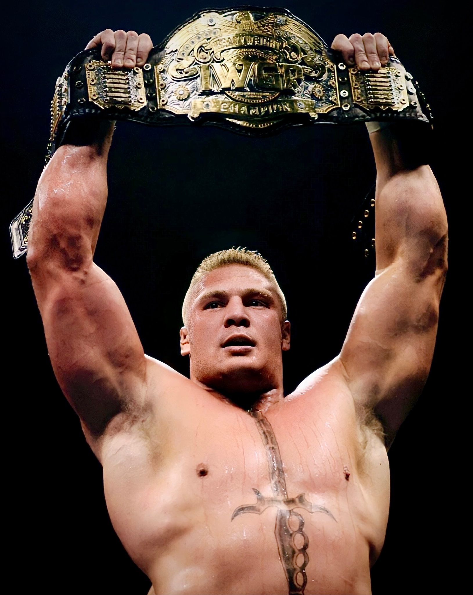 Brock Lesnar como Campeón de Peso Completo IWGP en NJPW