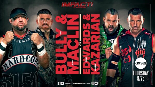 Bully Ray and Steve Maclin vs Eddie Edwards and Frankie Kazarian