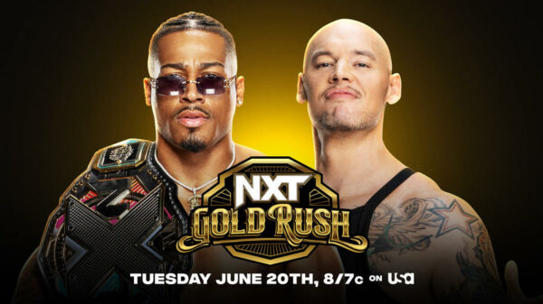 Carmelo Hayes vs Baron Corbin para NXT Gold Rush WWE Carmelo Hayes vs Baron Corbin para NXT Gold Rush WWE