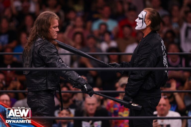 Chris Jericho y Sting cara a cara en AEW Dynamite Chris Jericho y Sting cara a cara en AEW Dynamite
