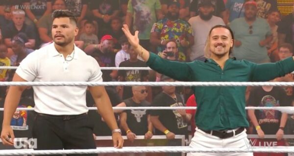 Humberto Carrillo y Angel Garza en WWE NXT 13 de junio 2023