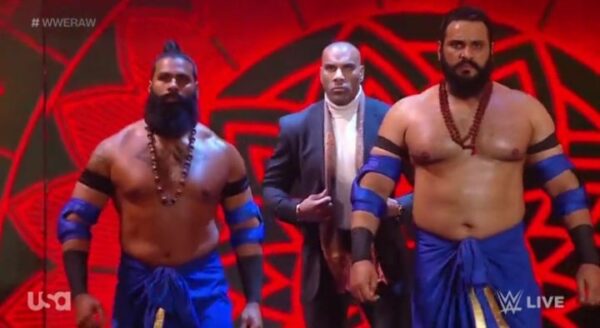 Indus Sher en WWE RAW 19 de junio 2023