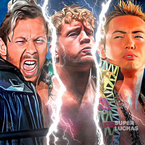 Kenny Omega Will Ospreay y Kazuchika Okada