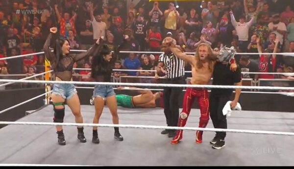 Nathan Frazer y Dragon Lee en WWE NXT 13 de junio 2023
