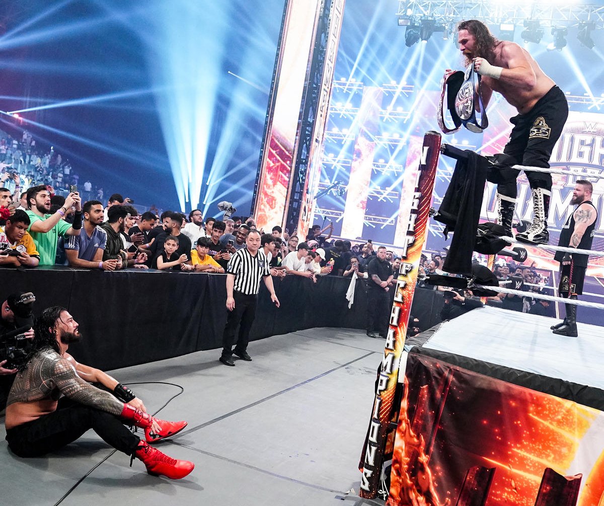 Sami Zayn y Kevin Owens retienen el Campeonato Indiscutible de Parejas WWE ante Roman Reigns y Solo Sikoa en Night of Champions