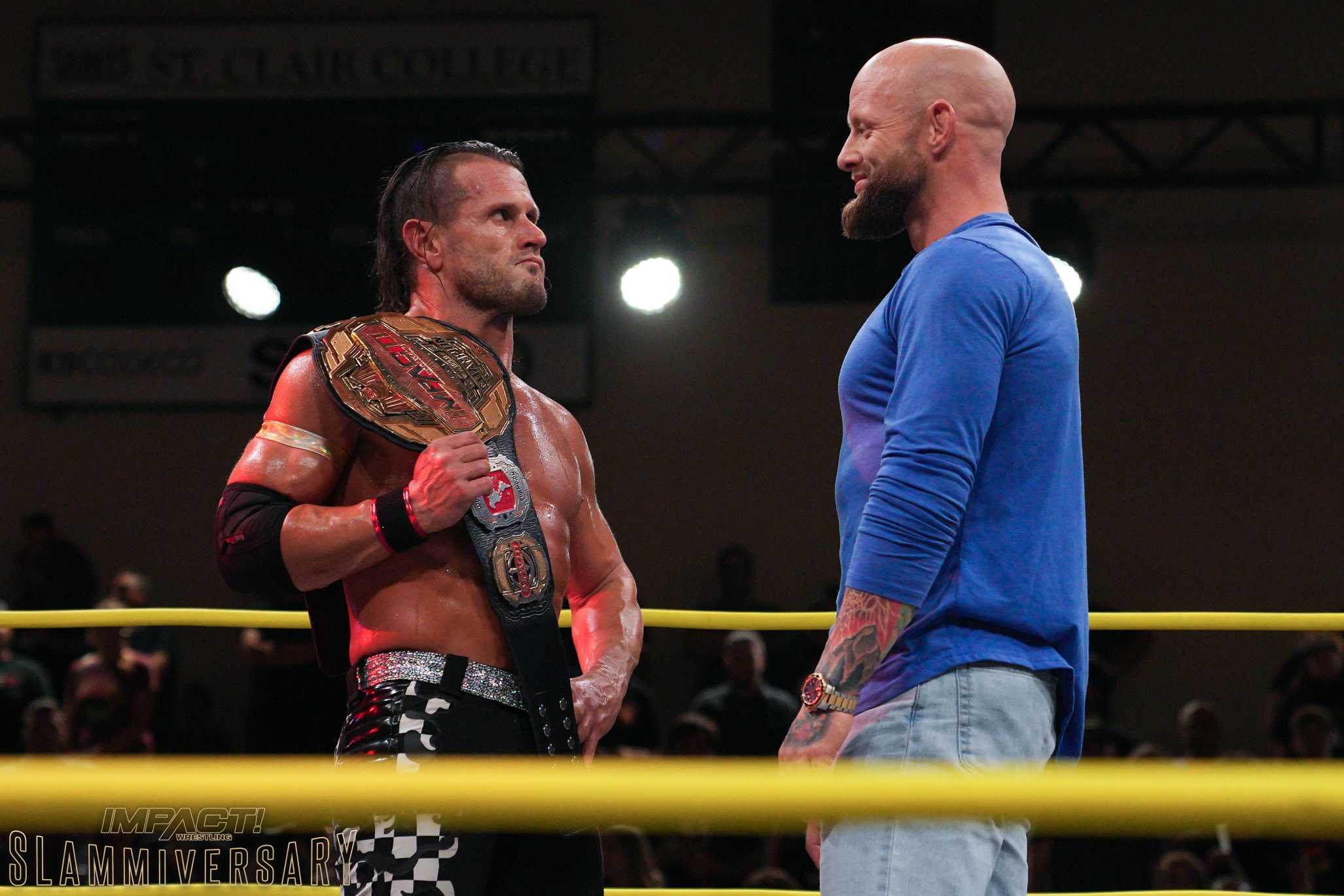 Alex Shelley y Josh Alexander en Slammiversary 2023 impactwrestlingcom