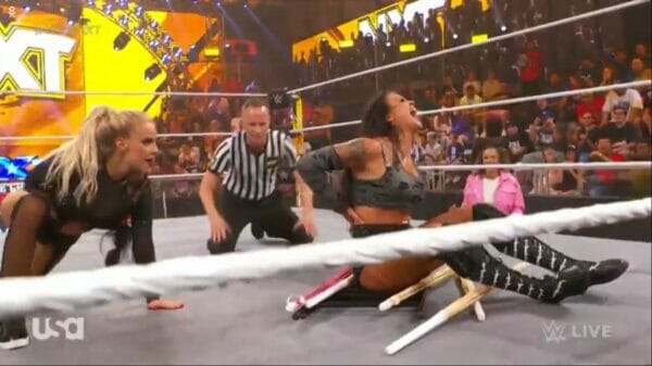 Dana Brooke y Cora Jade en WWE NXT 25 de julio 2023