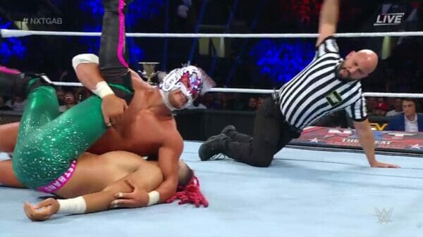 Dragon Lee vence a Oro Mensah en NXT Great American Bash 2023