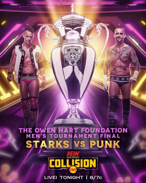 Ricky Starks vs CM Punk AEW Collision 15 07 2023 @AEW
