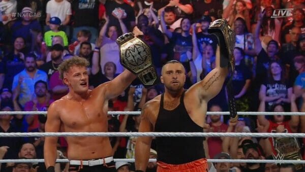 Tony D'Angelo y Channing Lorenzo nuevos Campeones de Parejas NXT en NXT Great American Bash 2023 (30/07/2023) / WWE