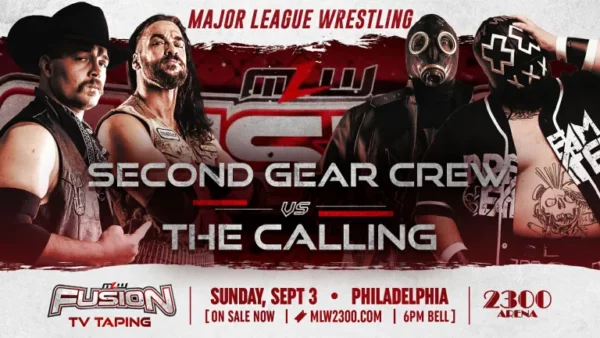 Second Gear Crew lucha contra The Calling en MLW Fury Road 2023.