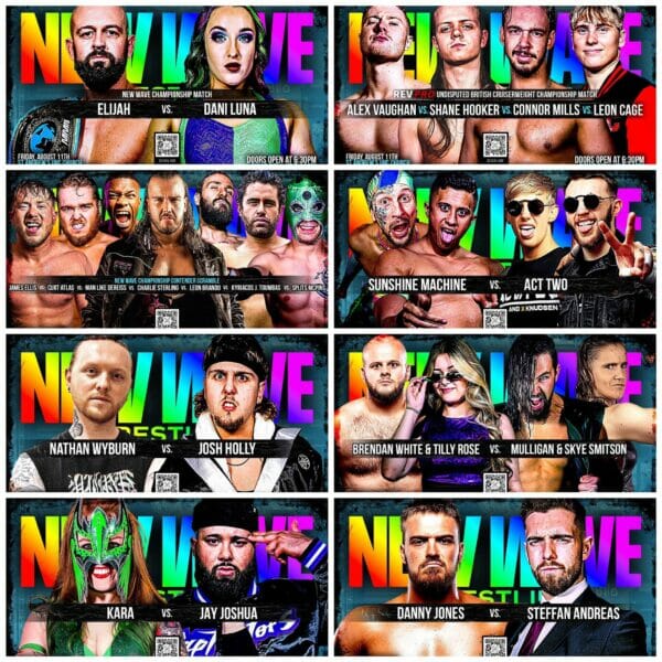 Resultados New Wave Wrestling del 11 de agosto de 2023.