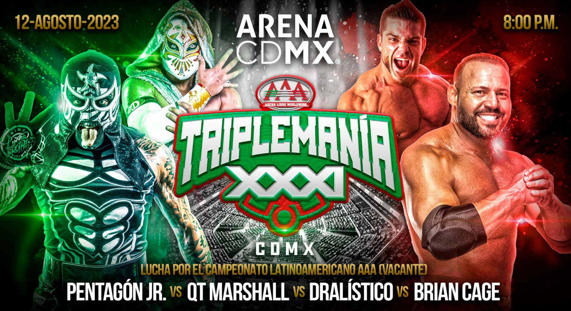 El Campeonato Latinoamericano AAA se disputará en Triplemanía XXXI, CDMX.