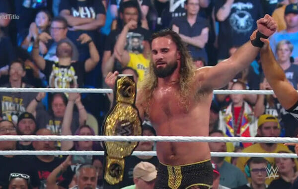 Seth Rollins Campeón Mundial Peso Completo WWE.