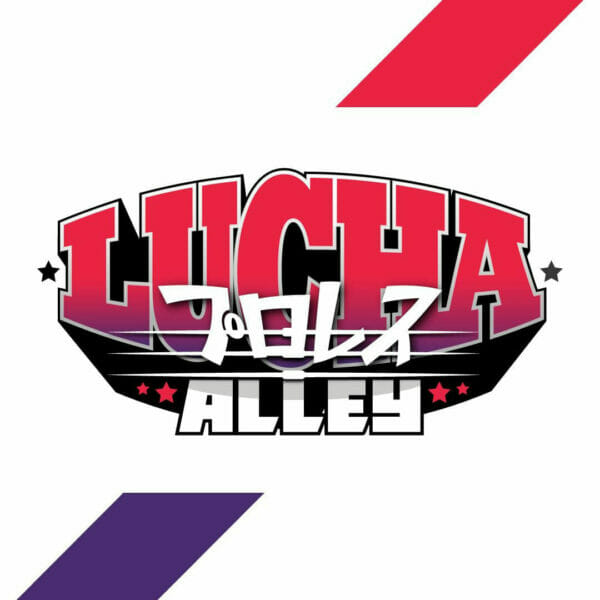 Superluchas - El logo de Lucha Alley con Último Dragón y Mil Máscaras.