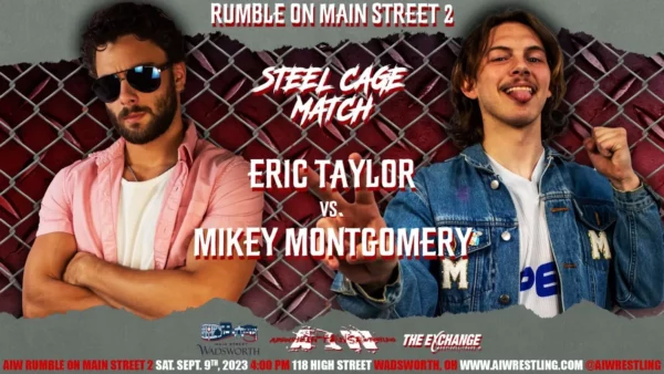 Eric Taylor se enfrenta a Mickey Montemerry en un intenso enfrentamiento en Resultados Absolute Intense Wrestling's Rumble en Main Street 2.