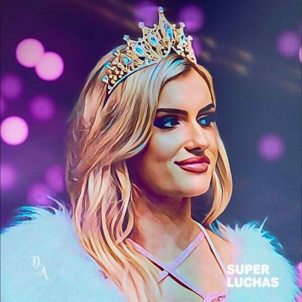 Superluchas - Una mujer que lleva una tiara.