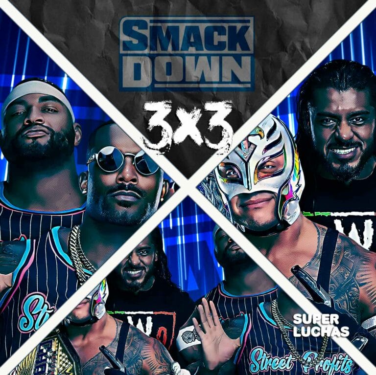 3x3 WWE SmackDown 27 de octubre 2023 | Rey Mysterio y Santos Escobar vs. Street Profits