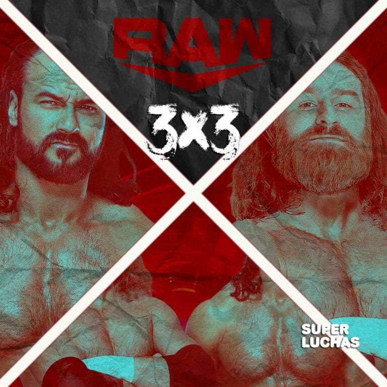 3x3 WWE Raw 23 de octubre 2023 | Sami Zayn vs. Drew McIntyre