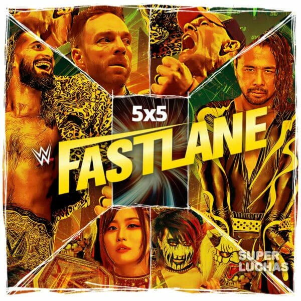 5x5 WWE FASTLANE 2023 | Seth Rollins vs. Shinsuke Nakamura | John Cena y LA Knight