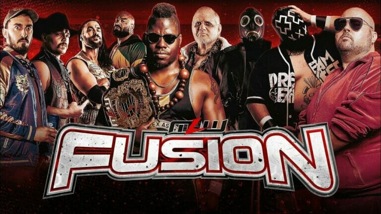 Superluchas - El cartel de WWE Fusion con SGC vs. The Calling el 5 de octubre de 2023.