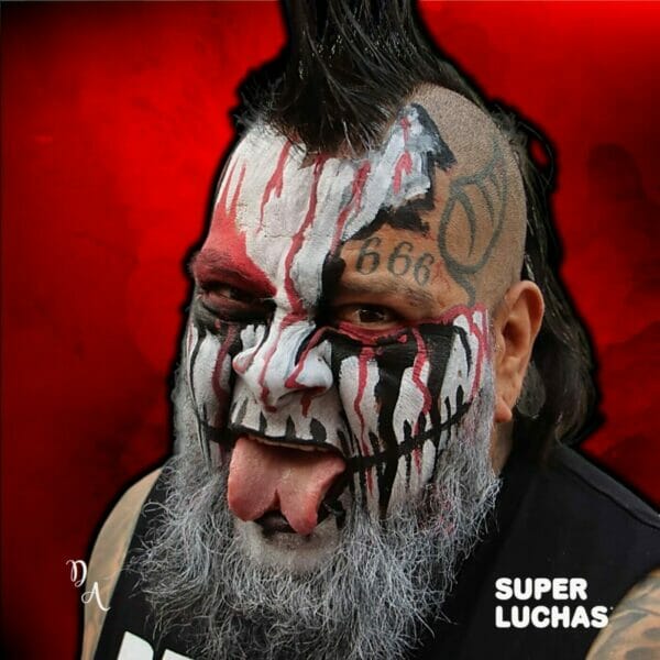 Superluchas - Un hombre con una cara aterradora pintada en el rostro actuará en DDT como Demus.