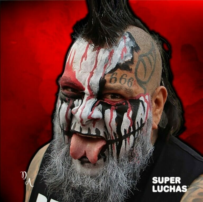 Superluchas - Un hombre con una cara aterradora pintada en el rostro actuará en DDT como Demus.