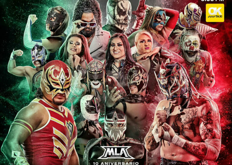 Superluchas - MLA celebrará 10 años de lucha libre en Atlanta, donde los luchadores posarán para un póster.