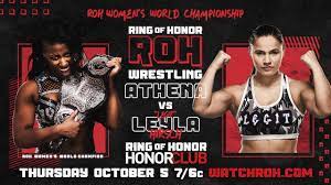 Superluchas - Roh wrestling vs athena vs letitia en un emocionante combate.