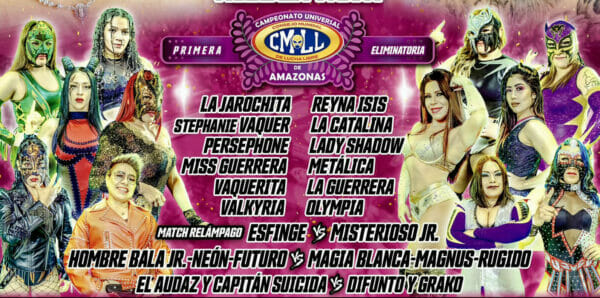 Superluchas - Un cartel del torneo de lucha libre CMLL.