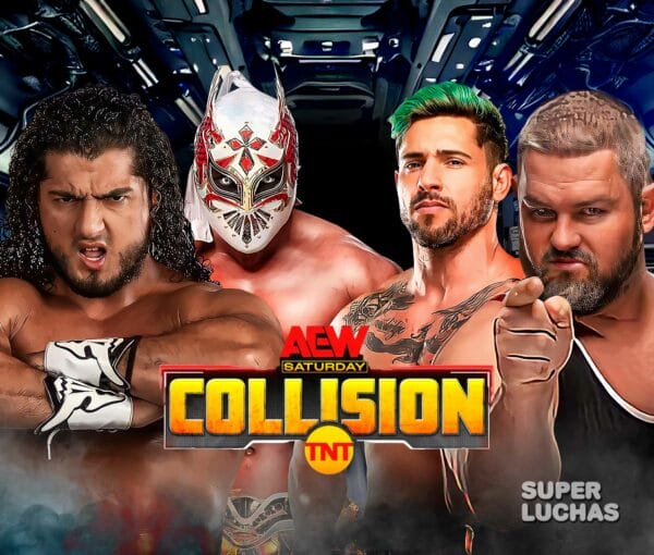 Cobertura y resultados AEW COLLISION 11 de noviembre 2023 | Rush y Dralístico vs, The WorkHorsemen