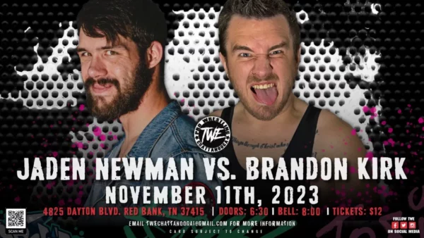 Superluchas - Jade Newman se enfrenta a Brandon Kirk en el muy esperado evento TWE Chattanooga el 11 de noviembre de 2023. Sea testigo del regreso de estos dos increíbles luchadores mientras muestran sus habilidades y