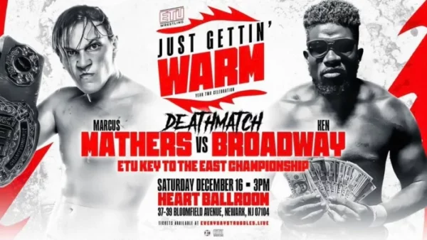 Superluchas - Just Gettin' Warm - Resultados Expect The Unexpected Wrestling 16 de diciembre 2023.