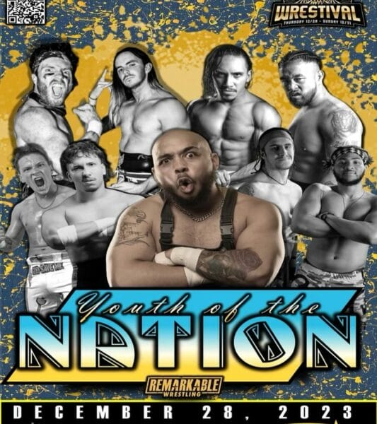 Superluchas - Youth Of The Nation les trae un notable cartel de Resultados Remarkable Wrestling el 28 de diciembre de 2023.